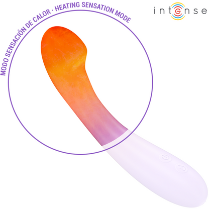 INTENSE - BECKY VIBRATEUR 19 CM CHAUFFANT 7 VIBRATIONS VIOLET - 7eme ciel