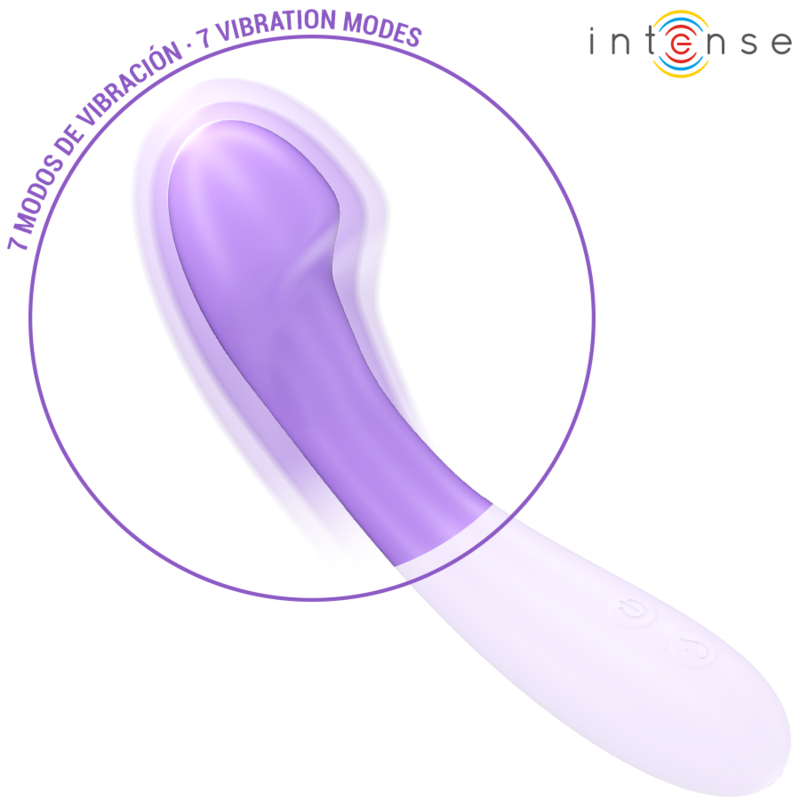 INTENSE - BECKY VIBRATEUR 19 CM CHAUFFANT 7 VIBRATIONS VIOLET - 7eme ciel