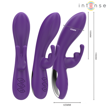 INTENSE - RANDALL VIBRATEUR RABBIT 10 VIBRATIONS VIOLET - 7eme ciel