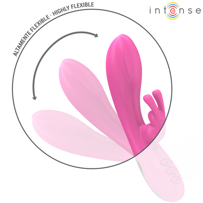 INTENSE - RANDALL VIBRATEUR RABBIT 10 VIBRATIONS ROSE - 7eme ciel