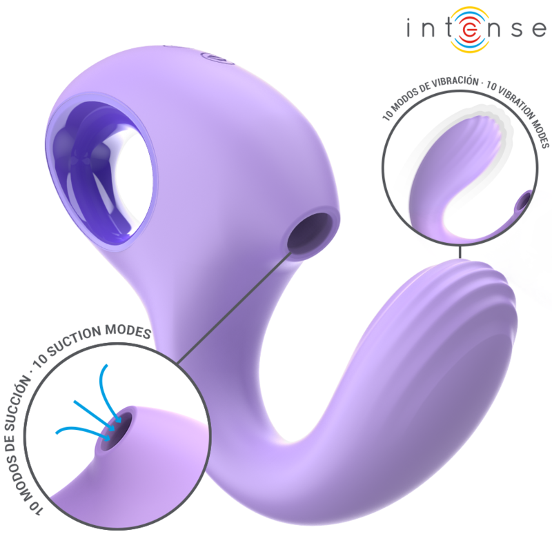 INTENSE - BAXTER VIBRATEUR & STIMULATEUR VIOLET - 7eme ciel