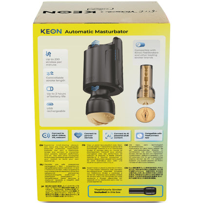 KIIROO - KEON WIFI COMBO VICTORIA JUNE MASTURBATEUR AUTOMATIQUE + FEEL STROKER - 7eme ciel