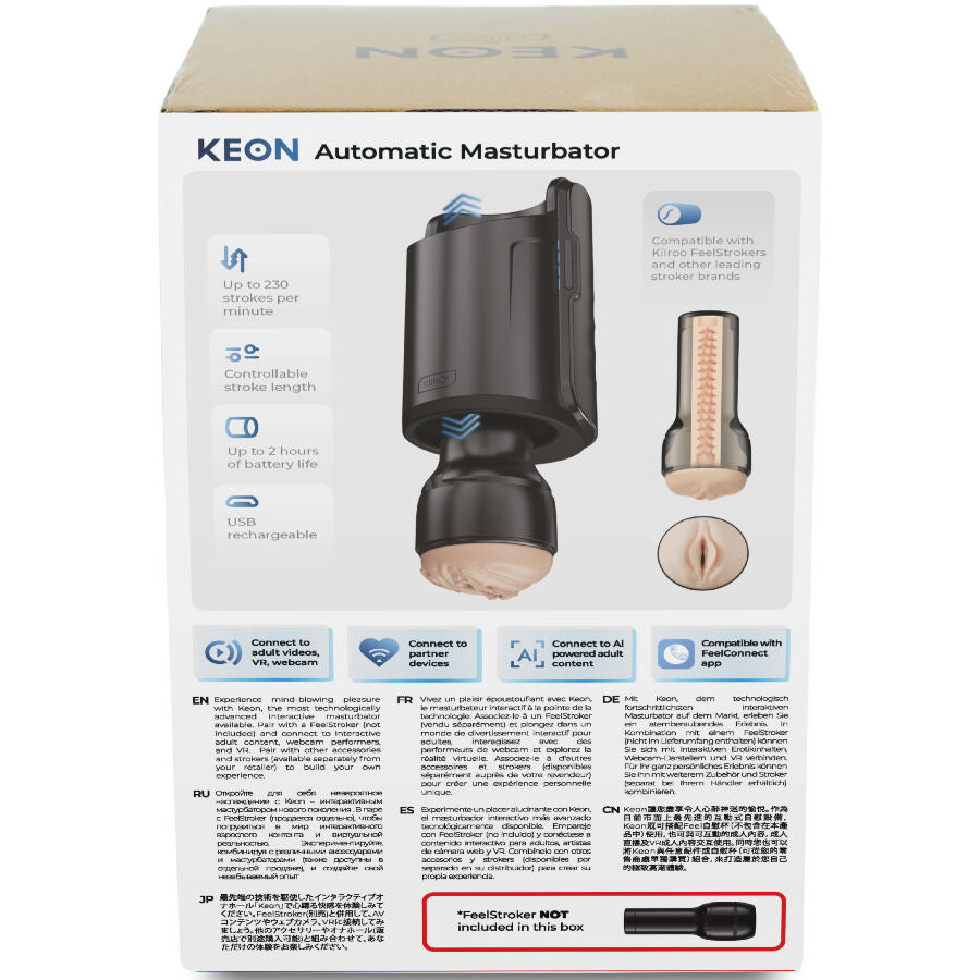 KIIROO - MASTURBATEUR AUTOMATIQUE WIFI KEON - 7eme ciel