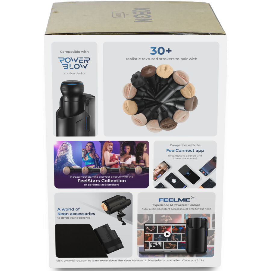 KIIROO - MASTURBATEUR AUTOMATIQUE WIFI KEON - 7eme ciel