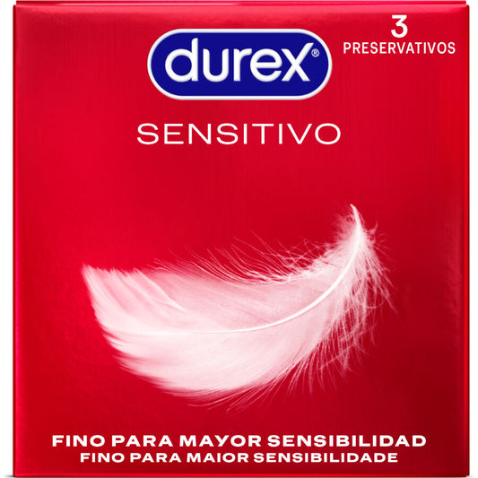 DUREX - PRÉSERVATIFS SENSITIVE 3 UNITÉS