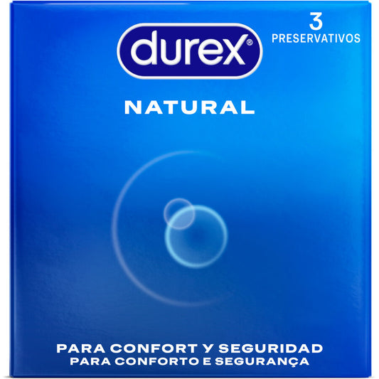 DUREX - PRÉSERVATIFS NATURELS 3 UNITÉS