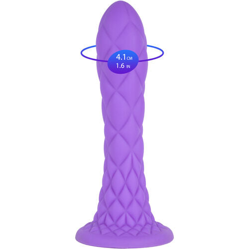 SILEXD - DREAMY DILDO FANTASY SILICONE LIQUIDE THERMORÉACTIF VIOLET 18,5 CM