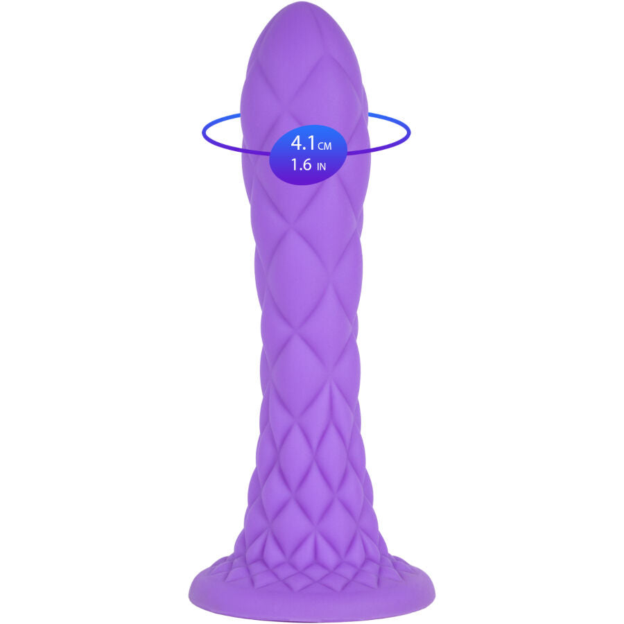 SILEXD - DREAMY DILDO FANTASY SILICONE LIQUIDE THERMORÉACTIF VIOLET 18,5 CM - 7eme ciel