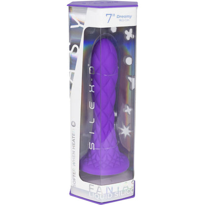 SILEXD - DREAMY DILDO FANTASY SILICONE LIQUIDE THERMORÉACTIF VIOLET 18,5 CM - 7eme ciel