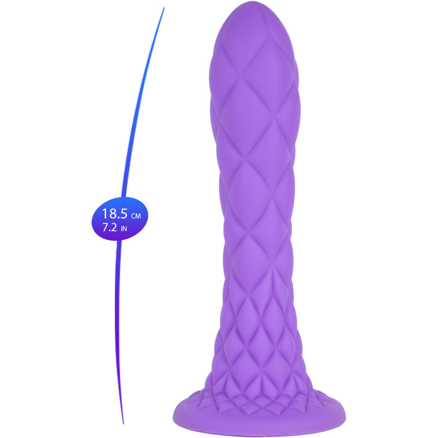 SILEXD - DREAMY DILDO FANTASY SILICONE LIQUIDE THERMORÉACTIF VIOLET 18,5 CM - 7eme ciel