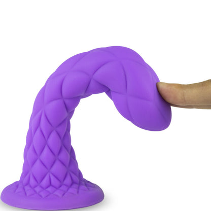 SILEXD - DREAMY DILDO FANTASY SILICONE LIQUIDE THERMORÉACTIF VIOLET 18,5 CM - 7eme ciel
