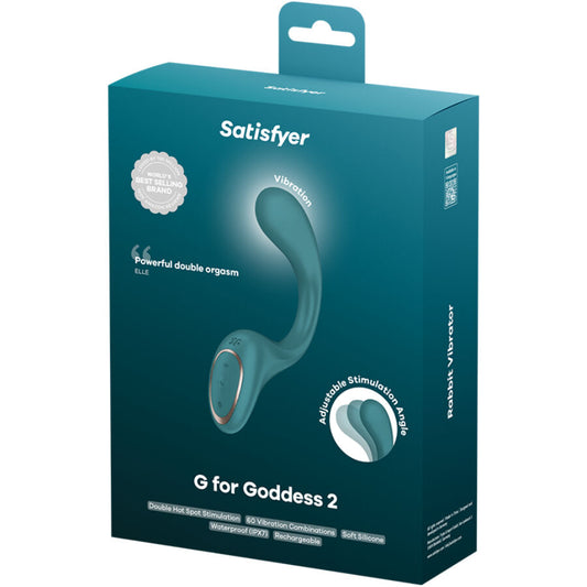 SATISFYER - G FOR FODDES 2 VIBRATEUR LAPIN BOUTEILLE VERTE - 7eme ciel