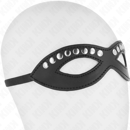 KINK - MASQUE POUR LES YEUX AVEC MINI RIVETS MODÈLE 1 20,5 x 5,5 CM - 7eme ciel