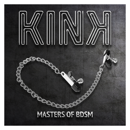 KINK - PINCES À TAMELON CHAÎNE PLATE ARGENT 34 CM - 7eme ciel