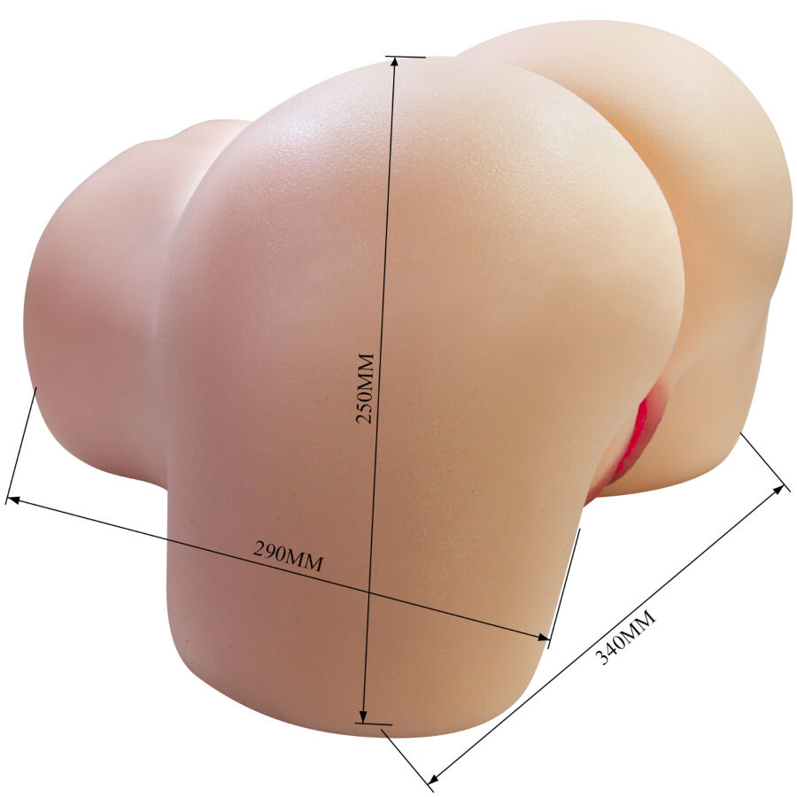 CRAZY BULL - JULIA FESSES FÉMININES RÉALISTES VAGIN ET ANAL 11 KG - 7eme ciel