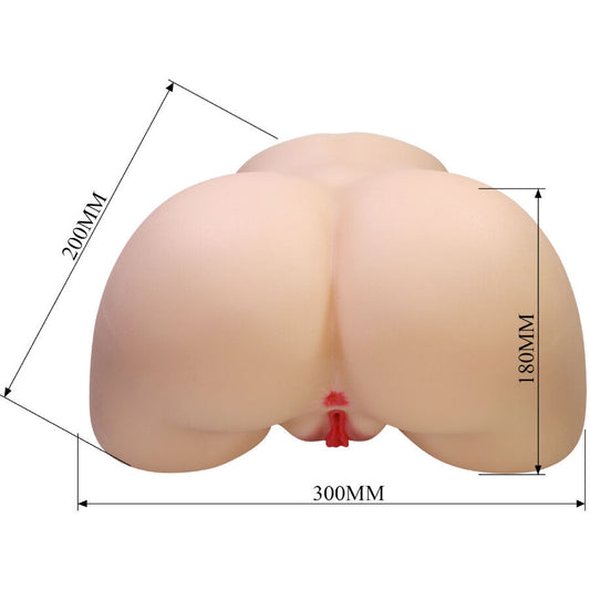 CRAZY BULL - OLIVIA FESSES FÉMININES RÉALISTES VAGIN ET ANAL 5,5 KG - 7eme ciel