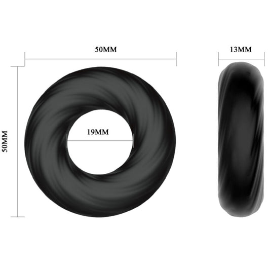 CRAZY BULL - BAGUE EN SILICONE SPIRALE - 7eme ciel