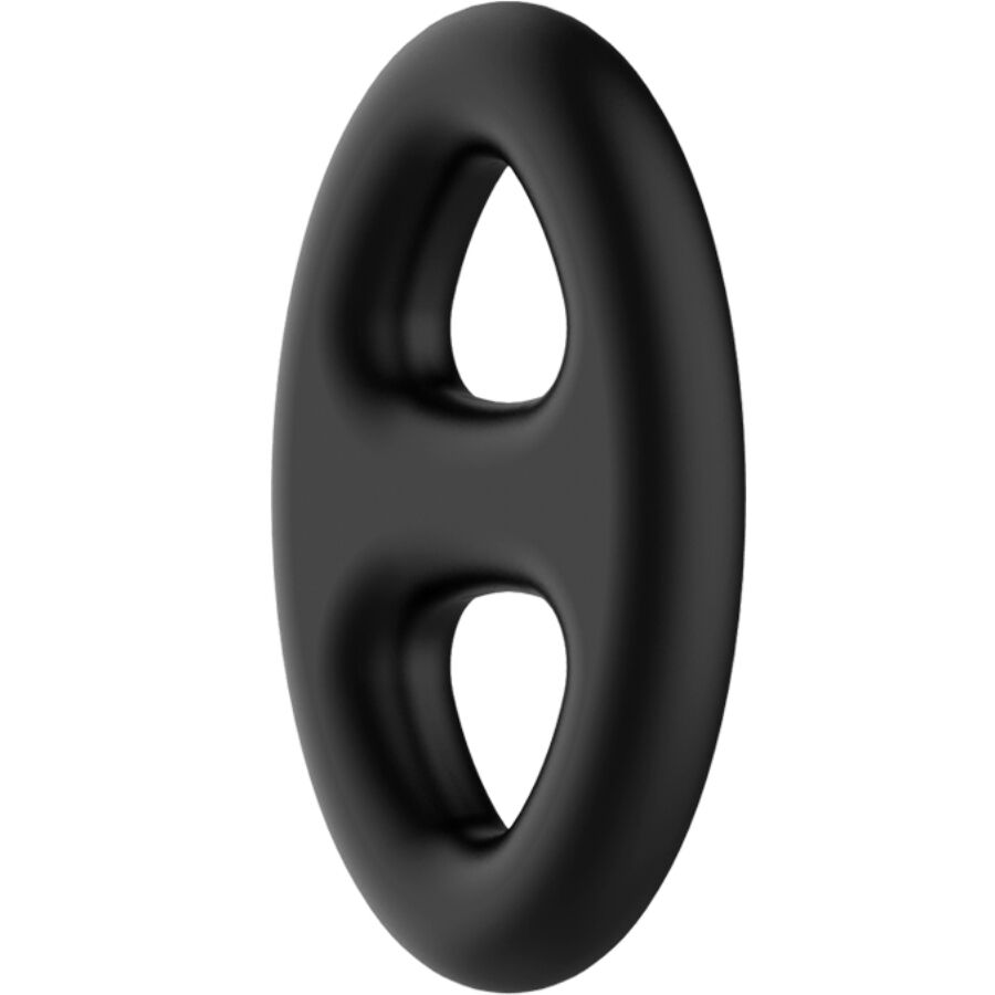 CRAZY BULL - BAGUE EN SILICONE DOUBLE OVALE
