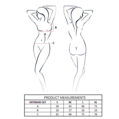 PASSION - ENSEMBLE SOUTIEN-GORGE + CULOTTE INTIMARI NOIR S/M