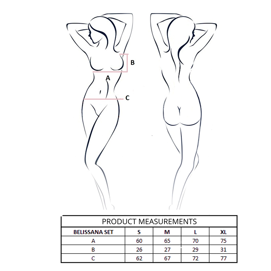 PASSION - ENSEMBLE SOUTIEN-GORGE + STRING BELISSANA VIOLET S/M