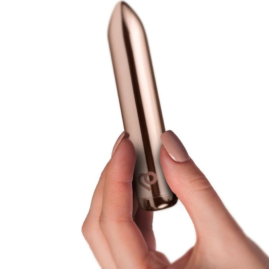 ROCKS-OFF - BALLE VIBRANTE RECHARGEABLE ROSE DORÉE