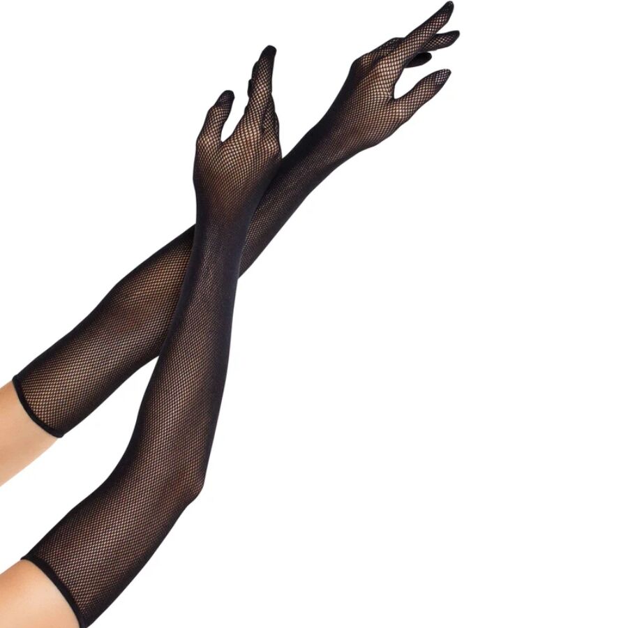 LEG AVENUE - GANTS LONGS EN RÉSEILLE OPERA NOIRS