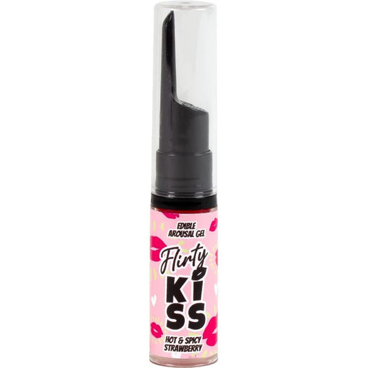 SECRETPLAY - GELS COQUINS BAISERS AVEC EFFETS DE SEXE ORAL FRAISE & MENTHE 2 X 8 GR
