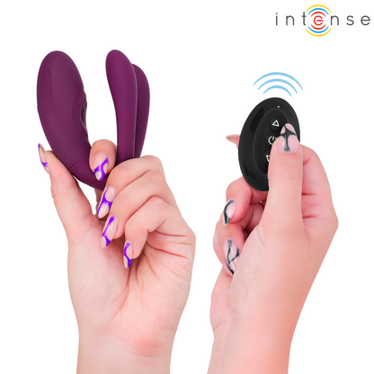 INTENSE - STIMULATEUR DE TAPOTAGE ET DE VIBRATION SANDRA AVEC TÉLÉCOMMANDE