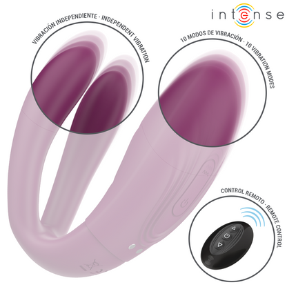 INTENSE - STIMULATEUR DE TAPOTAGE ET DE VIBRATION SANDRA AVEC TÉLÉCOMMANDE