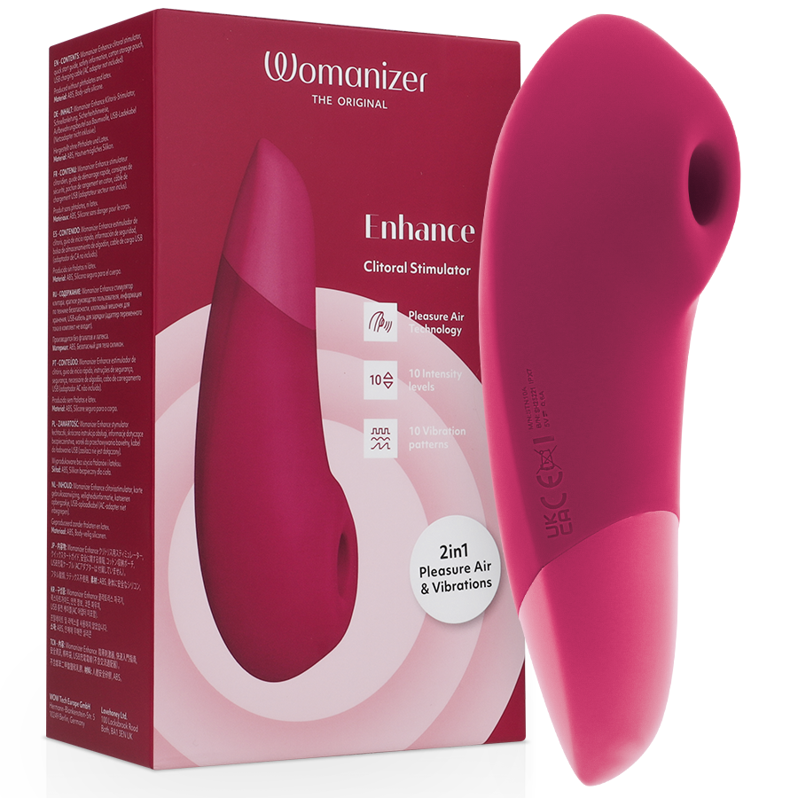 WOMANIZER - STIMULATEUR CLITORIAL AMÉLIORANT ROSE VIBRANT