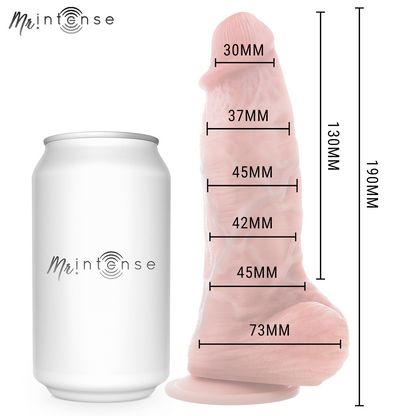 MR INTENSE - PETIT GODEMICHET SPENCER EN SILICONE 19 CM -Ø- 4,5 CM