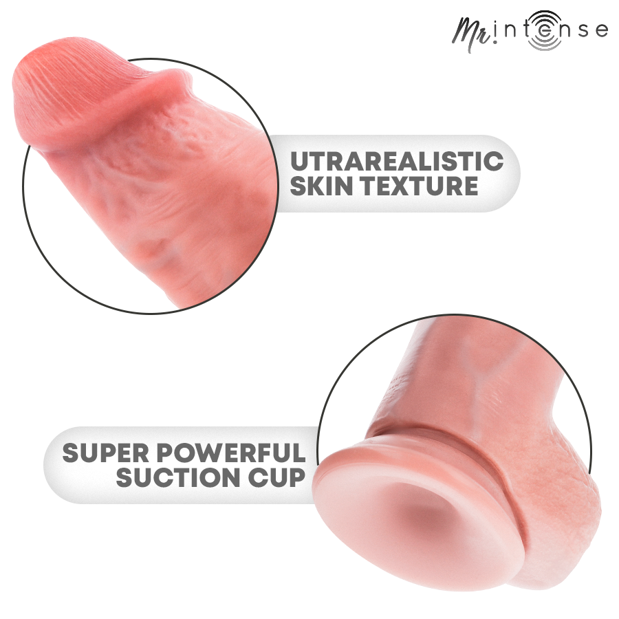 MR INTENSE - PETIT GODEMICHET SPENCER EN SILICONE 19 CM -Ø- 4,5 CM