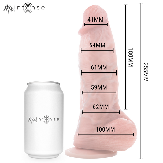 MR INTENSE - GODEMICHET EN SILICONE SPENCER GRAND PÉNIS 25,5 CM -Ø- 6,2 CM