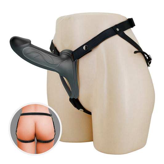 PRETTY LOVE - LANDON BLACK STRAP-ON VIBRANT