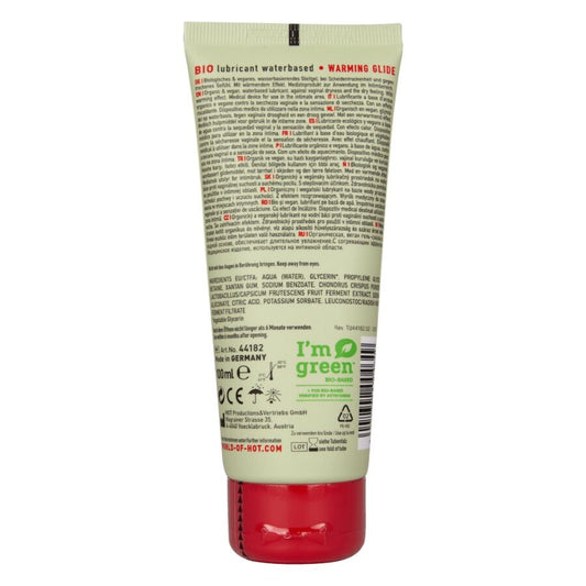 HOT - LUBRIFIANT BIO À BASE D'EAU CHAUFFANT 100 ML