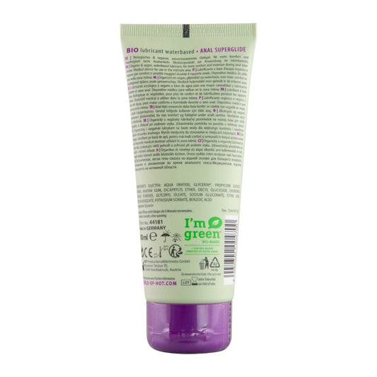 HOT - LUBRIFIANT BIO À BASE D'EAU SUPERGLIDE ANAL 100 ML