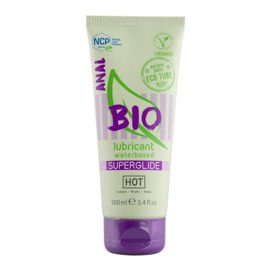 HOT - LUBRIFIANT BIO À BASE D'EAU SUPERGLIDE ANAL 100 ML