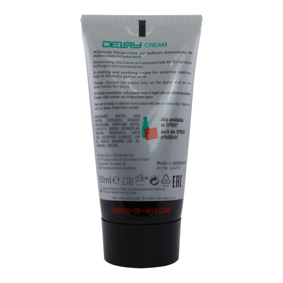 HOT - CRÈME RETARDANTE 50 ML
