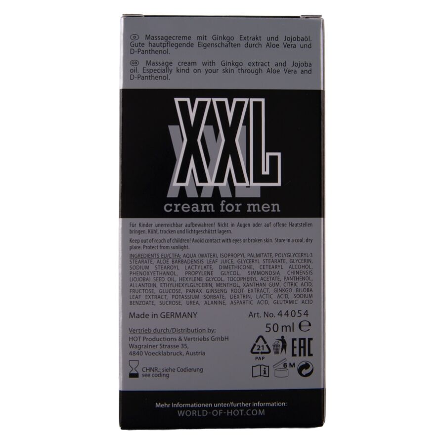 HOT - CRÈME XXL POUR HOMMES 50 ML