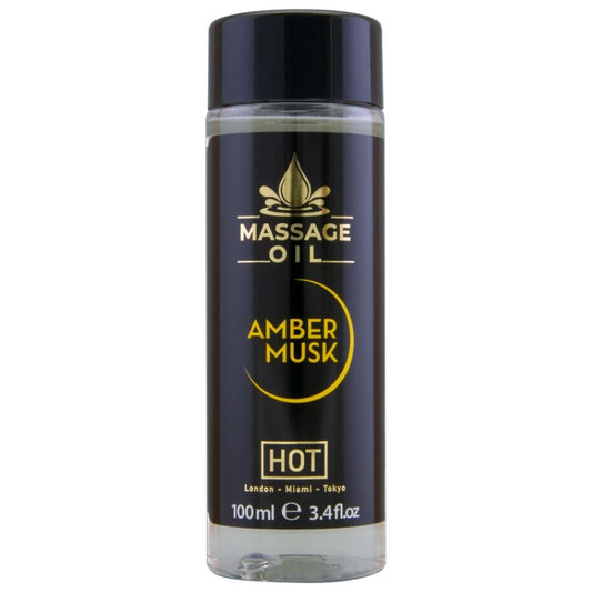 HOT - HUILE DE MASSAGE AMBRE ET MUSC 100 ML