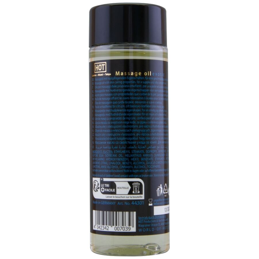 HOT - HUILE DE MASSAGE EXOTIQUE SPÉCIALE 100 ML