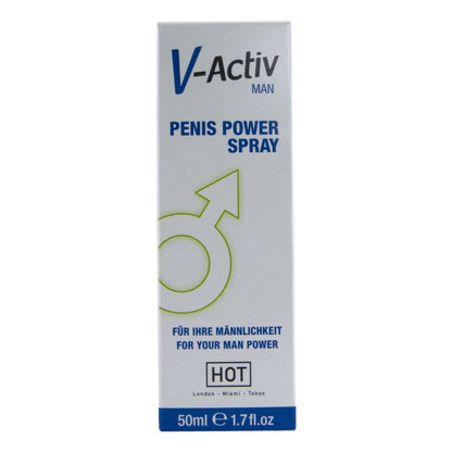 HOT - V-ACTIV, SPRAY STIMULANT POUR LE PÉNIS, 50 ML
