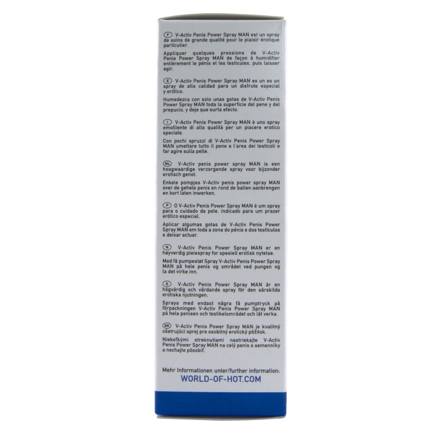 HOT - V-ACTIV, SPRAY STIMULANT POUR LE PÉNIS, 50 ML