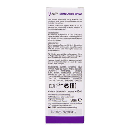 HOT - V-ACTIV SPRAY STIMULANT POUR FEMME 50 ML