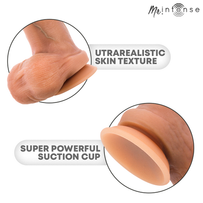 MR INTENSE - BRUCE XL PÉNIS ULTRA-RÉALISTE AVEC TESTICULES 25,5 CM -Ø- 5,5 CM