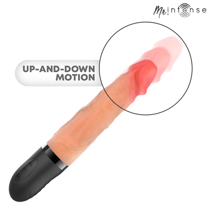 MR INTENSE - JEAN VIBRATEUR HAUT ET BAS AVEC EFFET CHAUFFANT 24 CM -Ø- 3,8 CM
