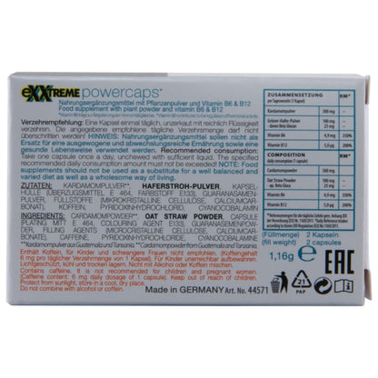 HOT - EXXTREME CAPSULES PUISSANCE MAN 2 UNITÉS