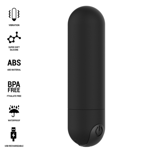 INTENSE - KAREN MINI VIBRANT RECHARGEABLE BALLE NOIRE