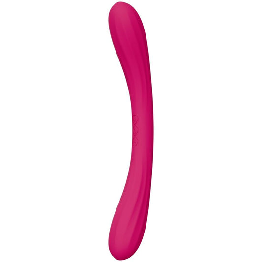 LELO - BOOMERANG VIBRATEUR À DOUBLE EXTRÉMITÉ CERISE
