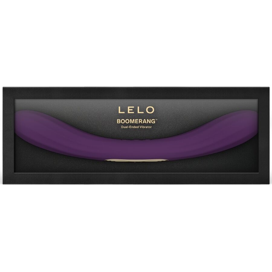 LELO - BOOMERANG VIBRATEUR À DOUBLE EXTRÉMITÉ VIOLET